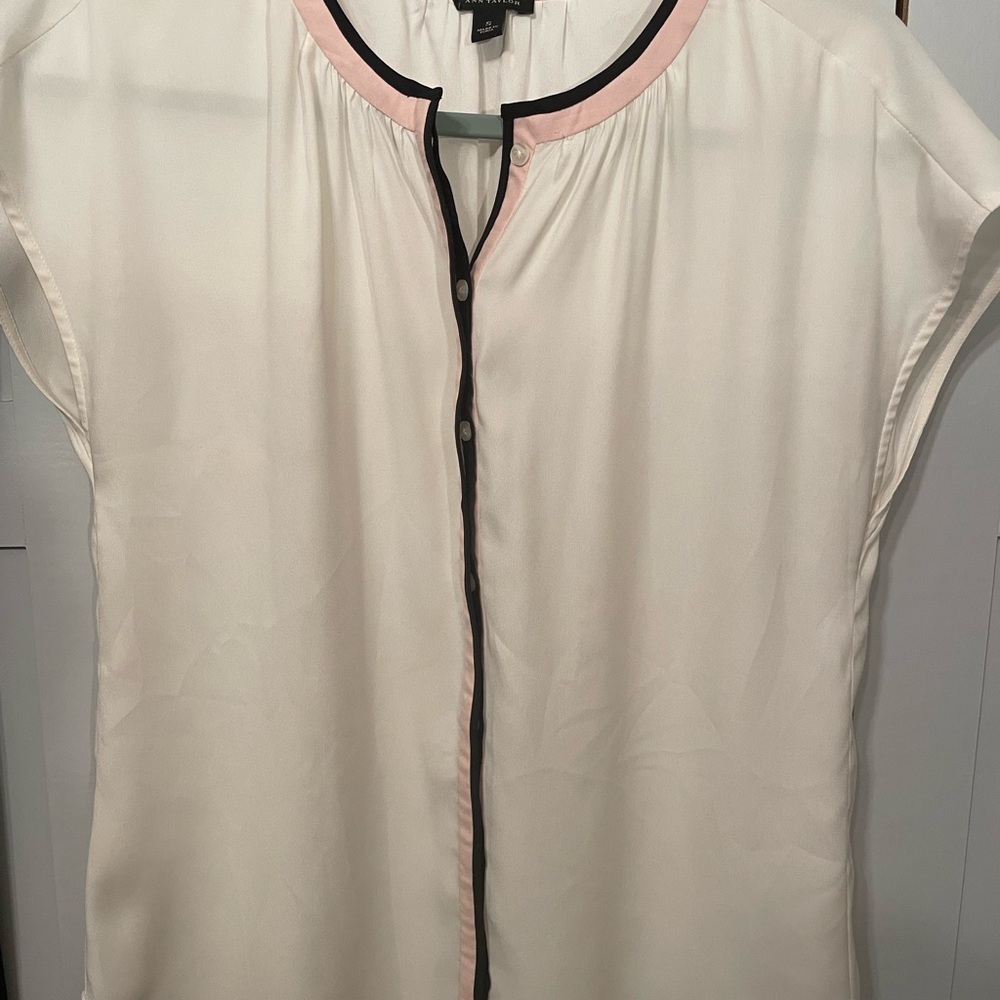 Bundle of 3 Ann Taylor Black and White Blouse,Twenty One , Unbranded. - Picture 9 of 16